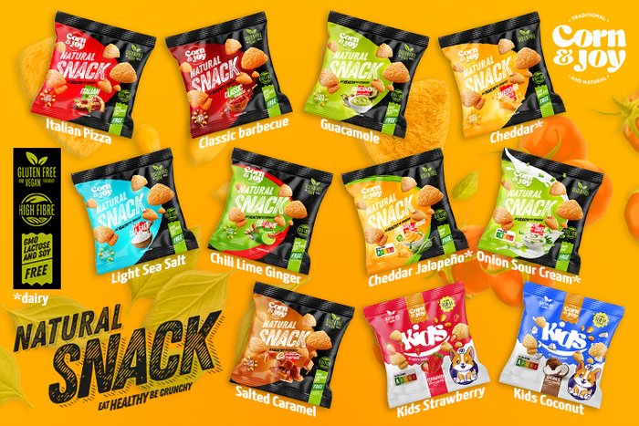 Corn&Joy Natural Snack range – Quality Europe products