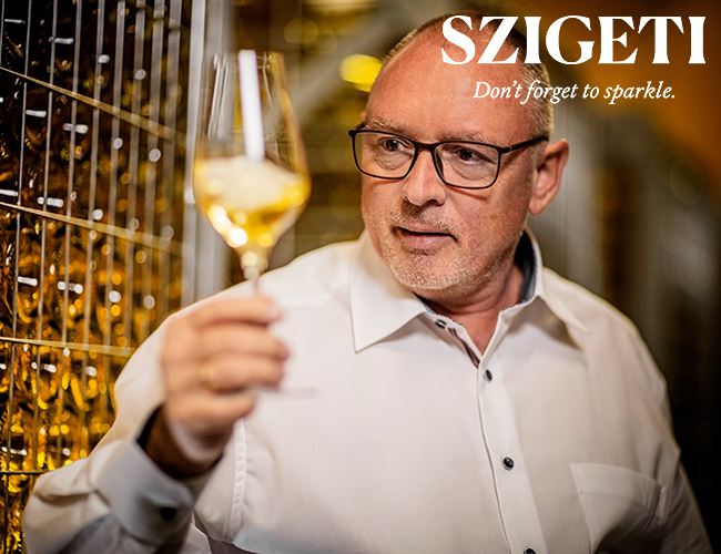 Peter Szigeti in his Winery